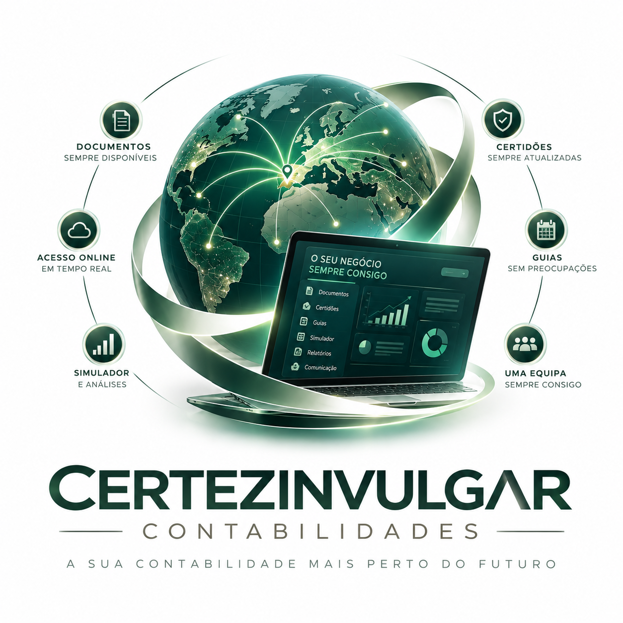 Certezinvulgar — contabilidade digital e Portal do Cliente